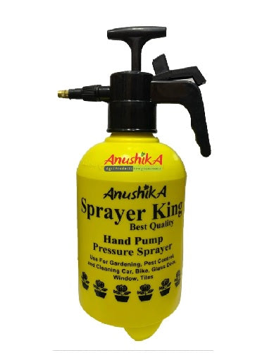 AnushikA High pressure Hand operated Sprayer With Lock Press - 3Ltr