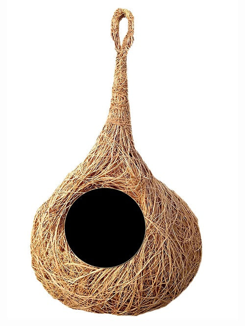 Bird nest Purely Hand made love Birds/Sparrow/Small Birds-Natural Color