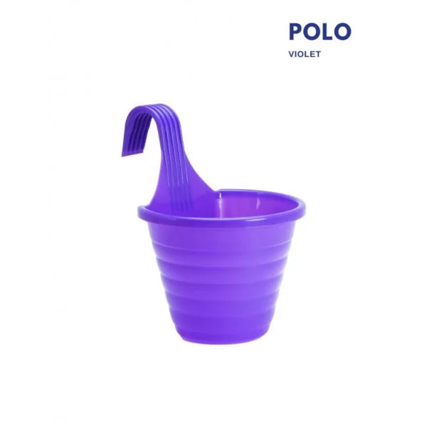 AnushikA Hanging Pots Polo-Purple