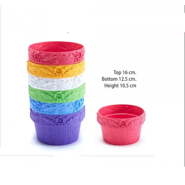 Tulip Hanging Flower Pot for Indoor and outdoor -pack of 7