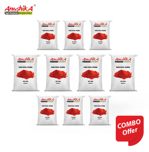 Red soil pure bag 30kg (aprox) - pack of 10nos