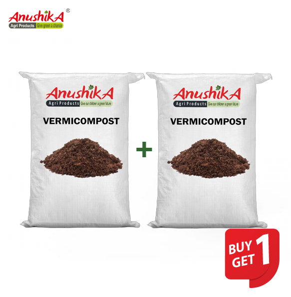 Vermicompost 2KG pack-Buy 1 & GET 1