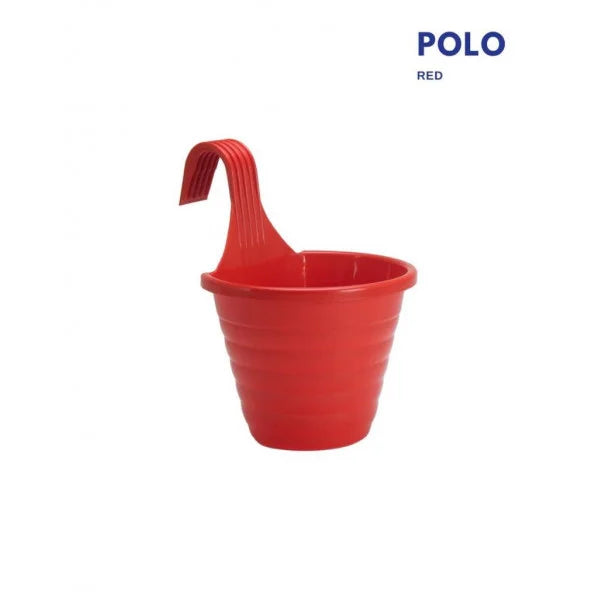 AnushikA Hanging Pots Polo-Red